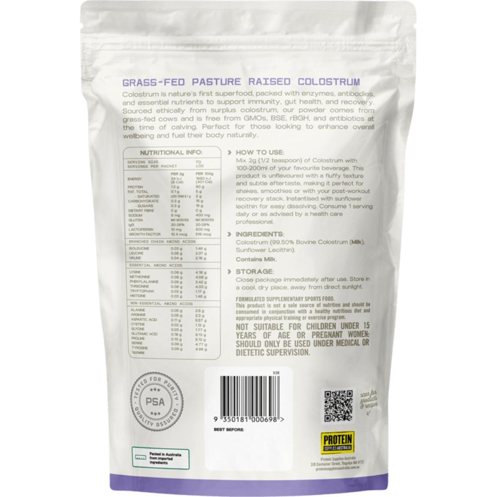 Protein Supplies Australia Colostrum Grass Fed Unflavoured
