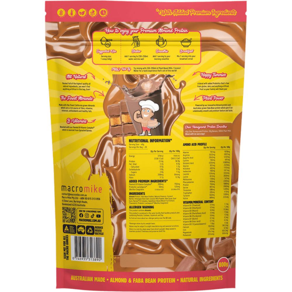 Macro Mike Premium Almond Protein 800g