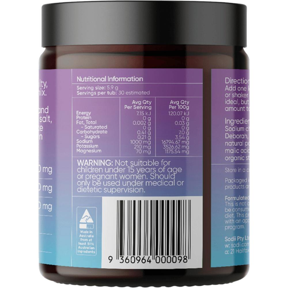 Sodii Everyday Hydration Salts 185g