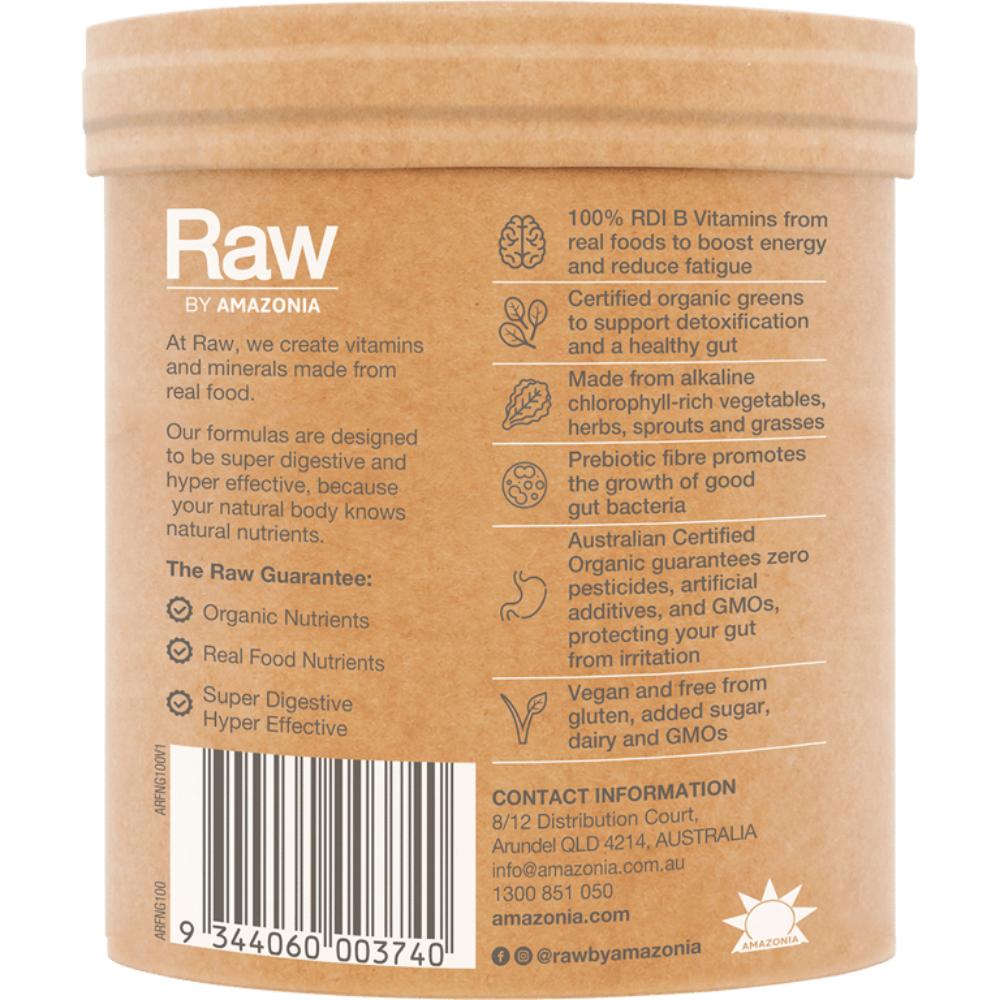 Amazonia Raw Organic Greens Vanilla Mint