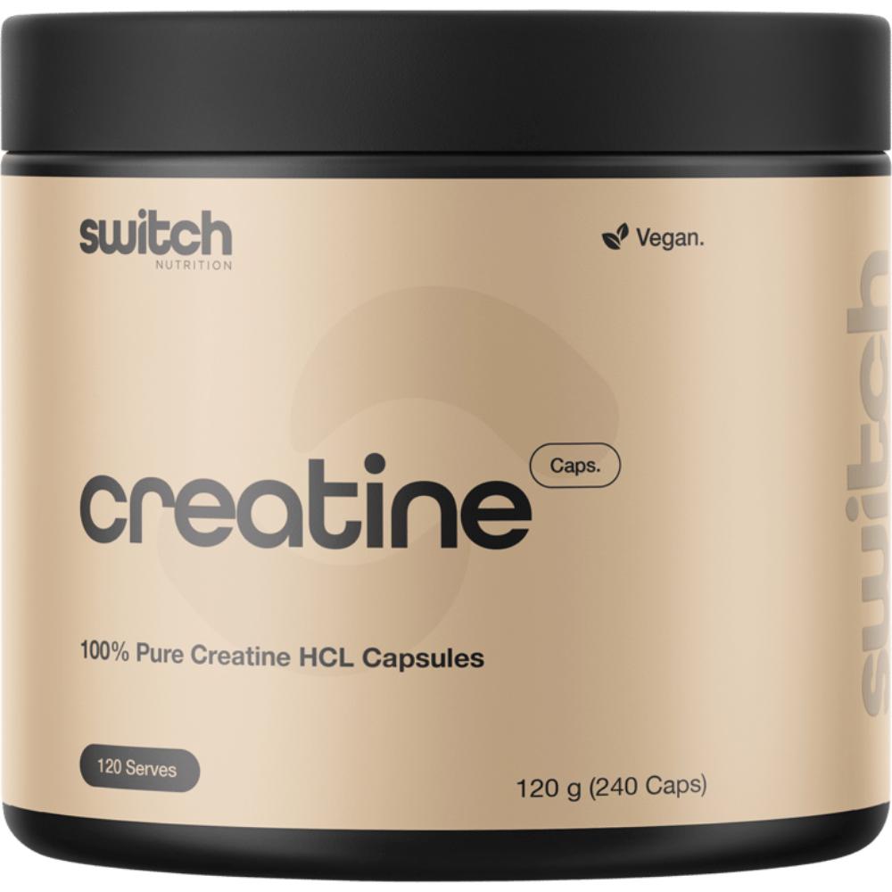 Switch Nutrition Creatine 100% Pure HCL Capsules