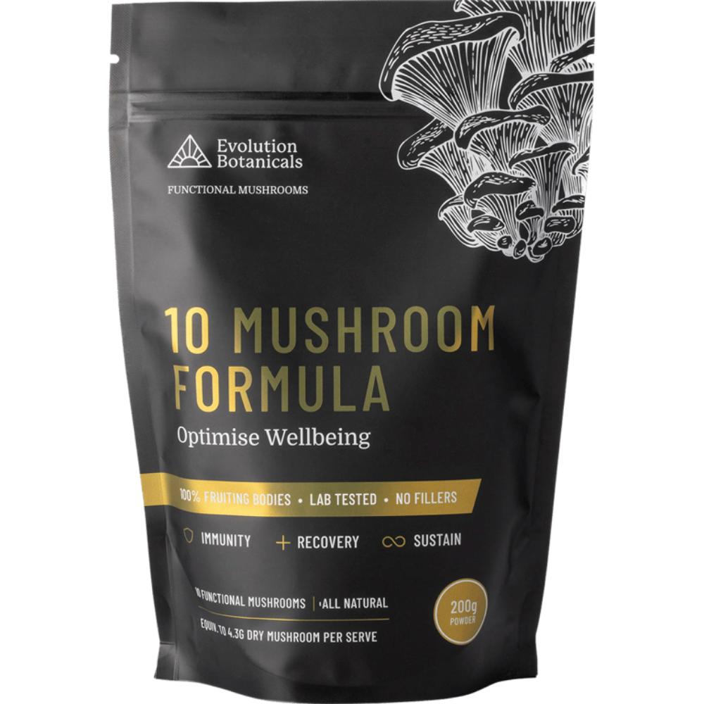 Evolution Botanicals 10 Mushroom Formula Optimise Wellbeing