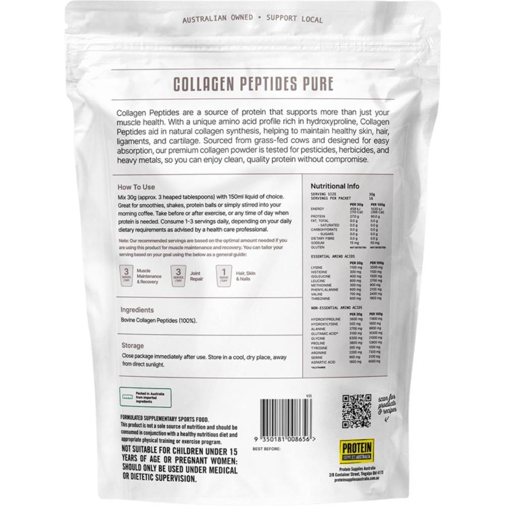 Protein Supplies Australia Collagen Peptides Pure Unflavoured