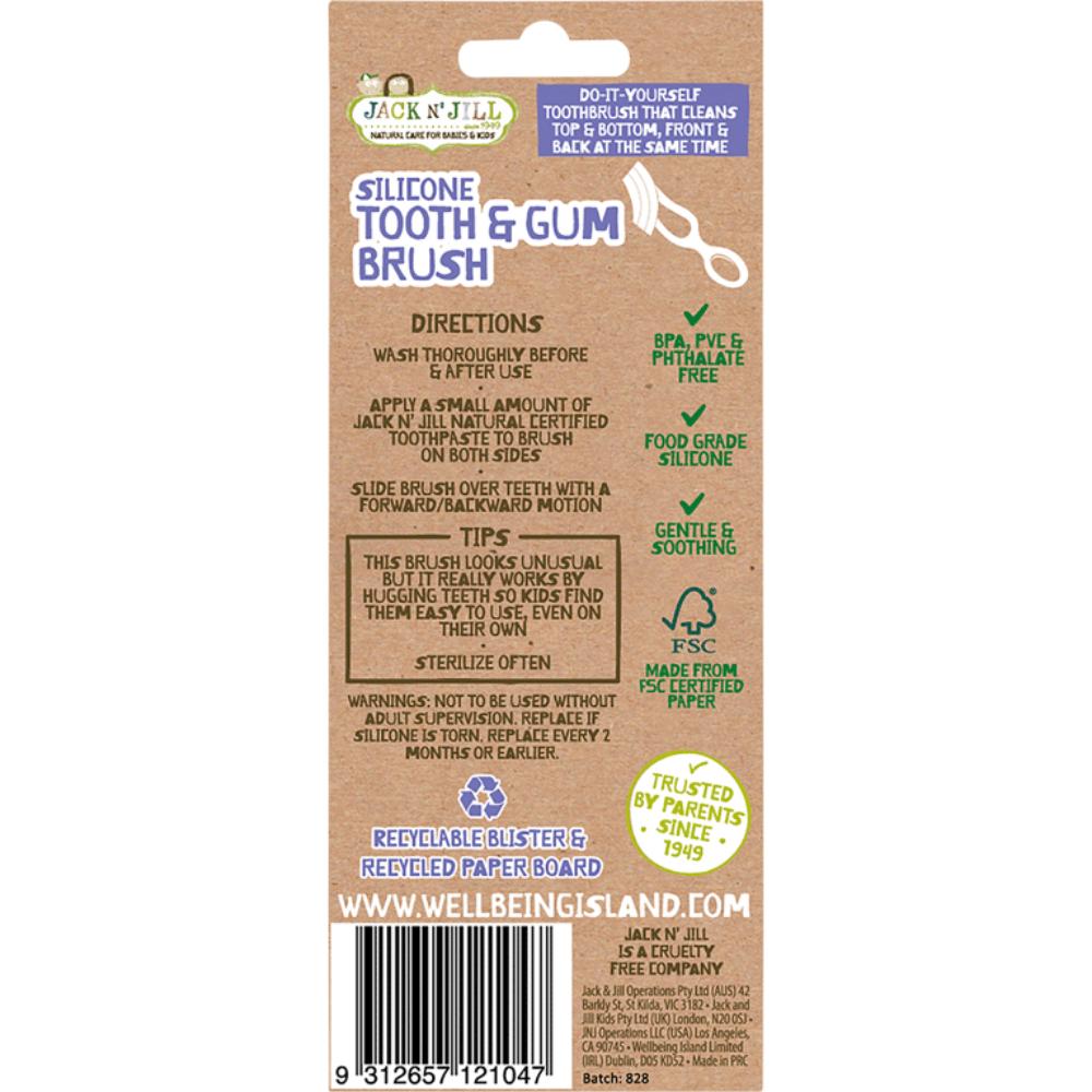 Jack N' Jill Silicone Tooth & Gum Brush x8