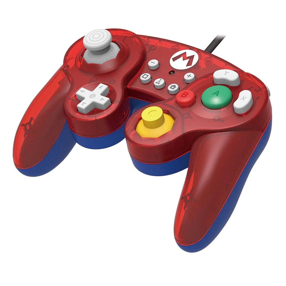 HORI Battle Pad GameCube-Style Wired USB Controller for Nintendo Switch Super Mario