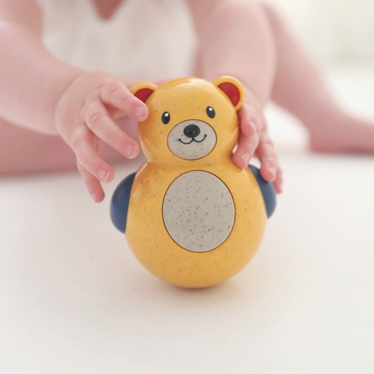 Tolo Toys Bio Roly Poly Bear Rolling Toy for Toddlers Play & Motor Skills