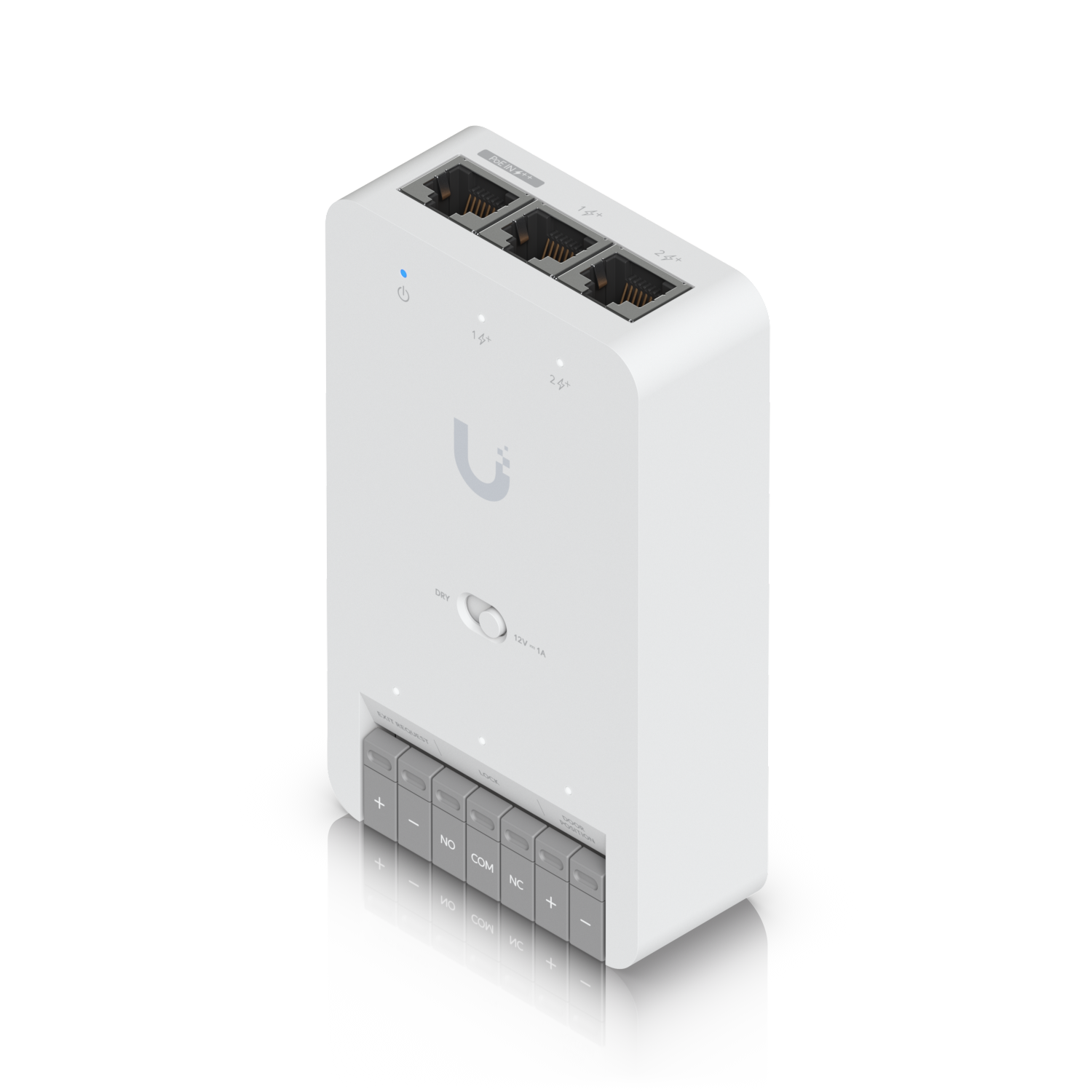 Ubiquiti Door Hub Mini Compact Access Control Hub for a Single Door with PoE++ Powered Lock Terminal