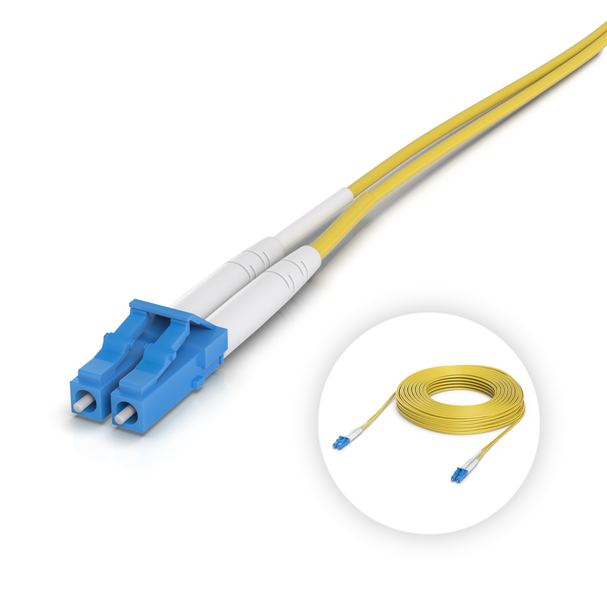 Ubiquiti OS2 Single Mode Indoor Fiber Patch Cable 5 Meter with Duplex LC UPC Connectors