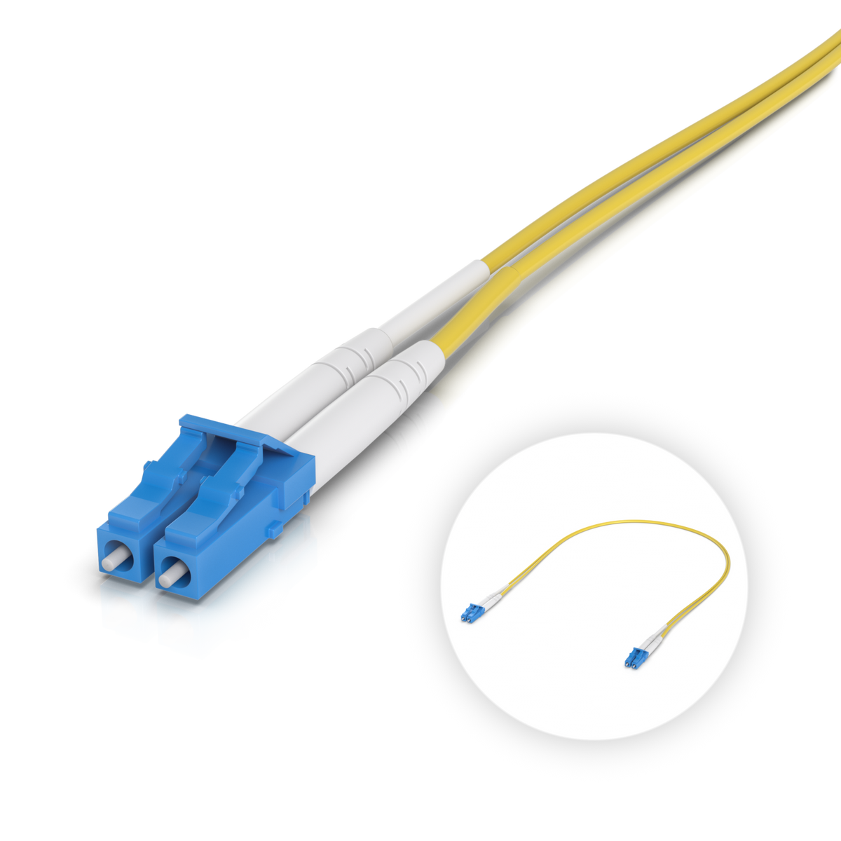 Ubiquiti OS2 Single Mode Indoor Fiber Patch Cable 5 Meter with Duplex LC UPC Connectors