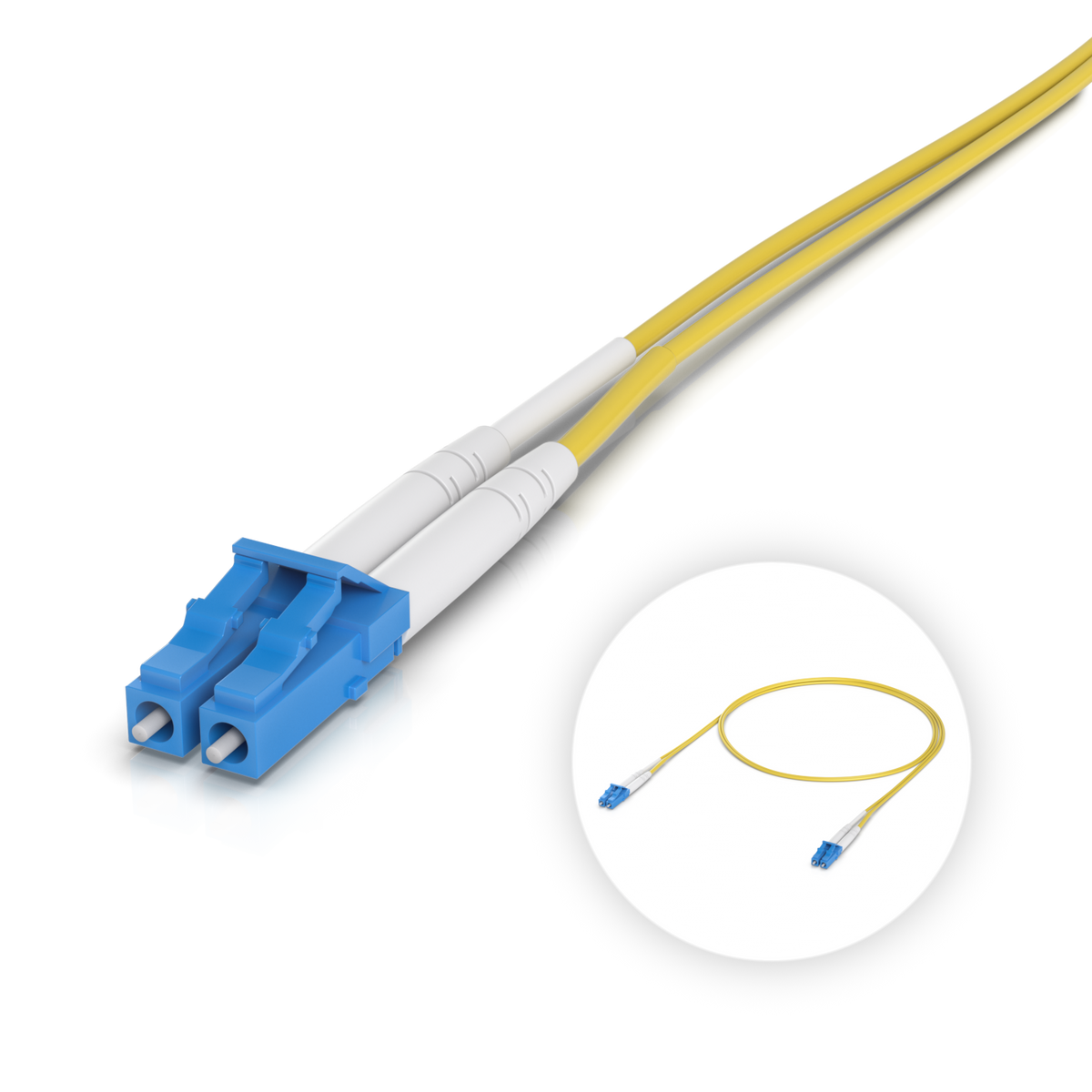 Ubiquiti OS2 Single Mode Indoor Fiber Patch Cable 30 Meter with Duplex LC UPC Connectors
