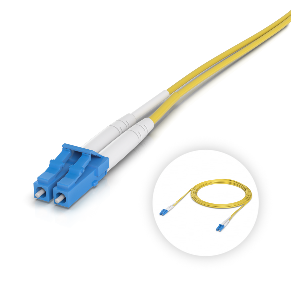 Ubiquiti OS2 Single Mode Indoor Fiber Patch Cable 30 Meter with Duplex LC UPC Connectors