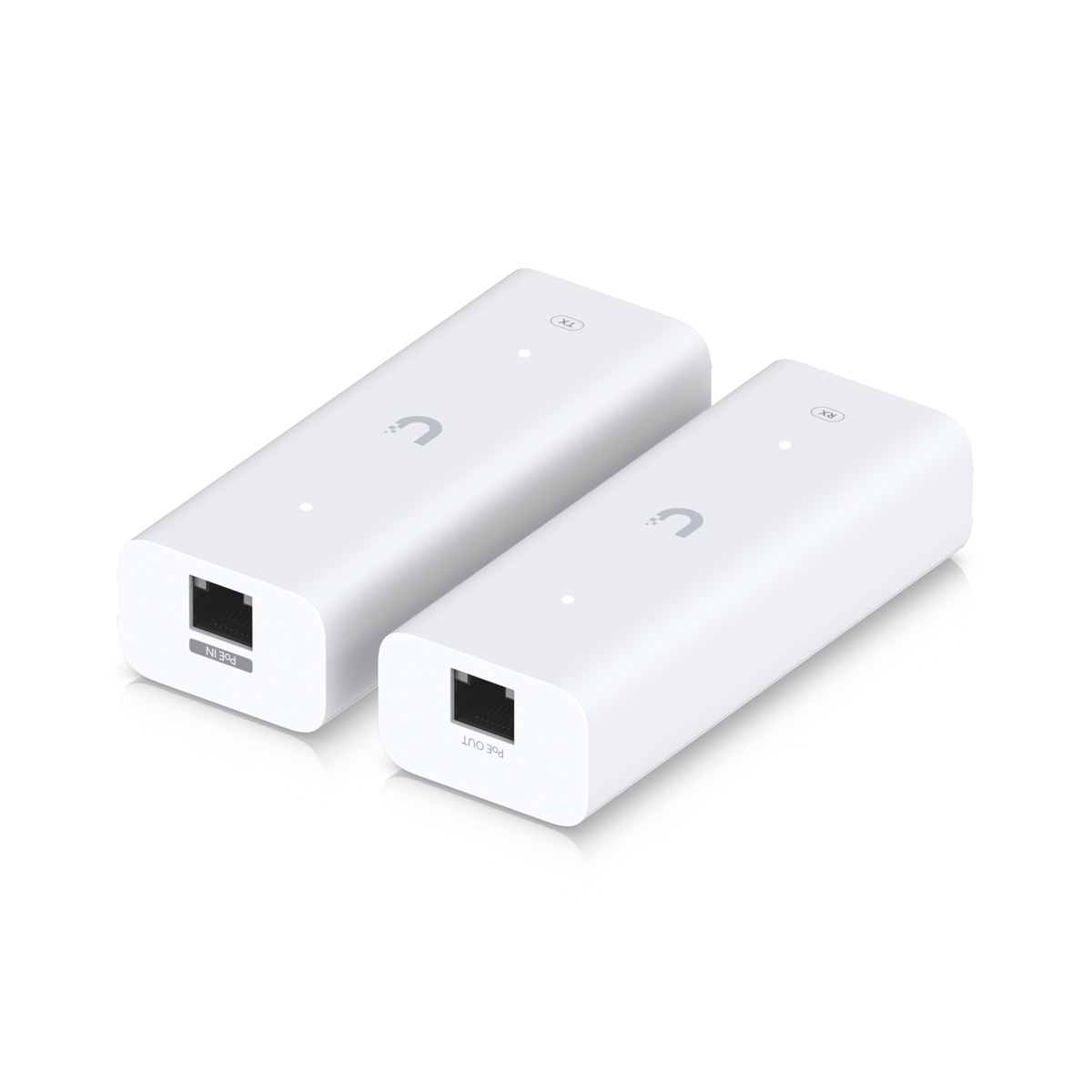 Ubiquiti PoE Extender Pair Extends Power Over 2 Wire or Coaxial Retrofit Setup