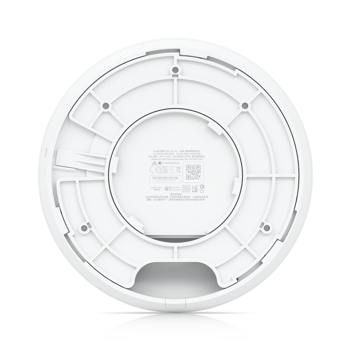 Ubiquiti UniFi AC Pro V2 Indoor and Outdoor Dual Band WiFi 5 Access Point Supporting Networks with PoE Adapter