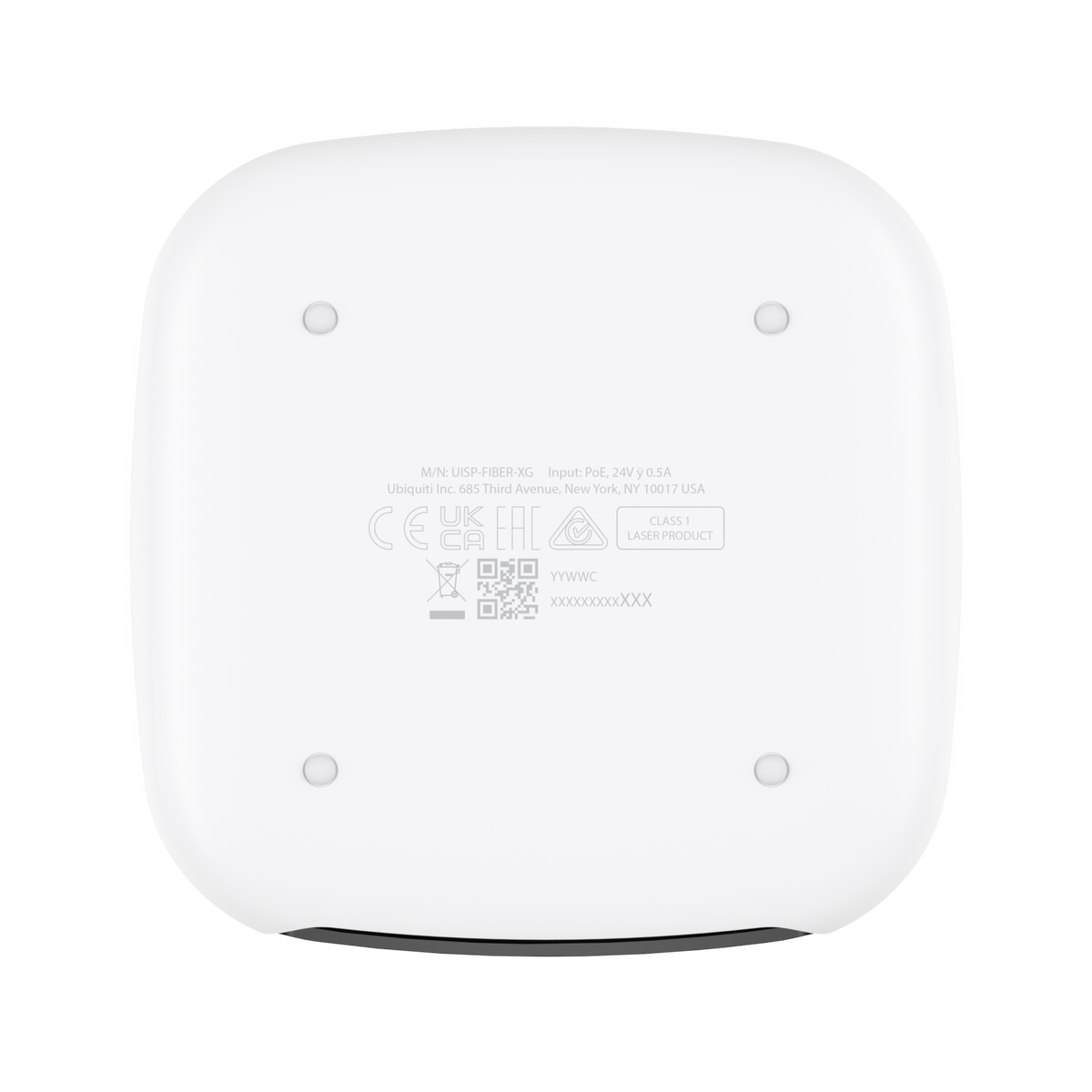Ubiquiti UISP Fiber XG PON CPE Optical Network Unit Delivering 2.5Gbps Uplink and 10Gbps Downlink Over 20km