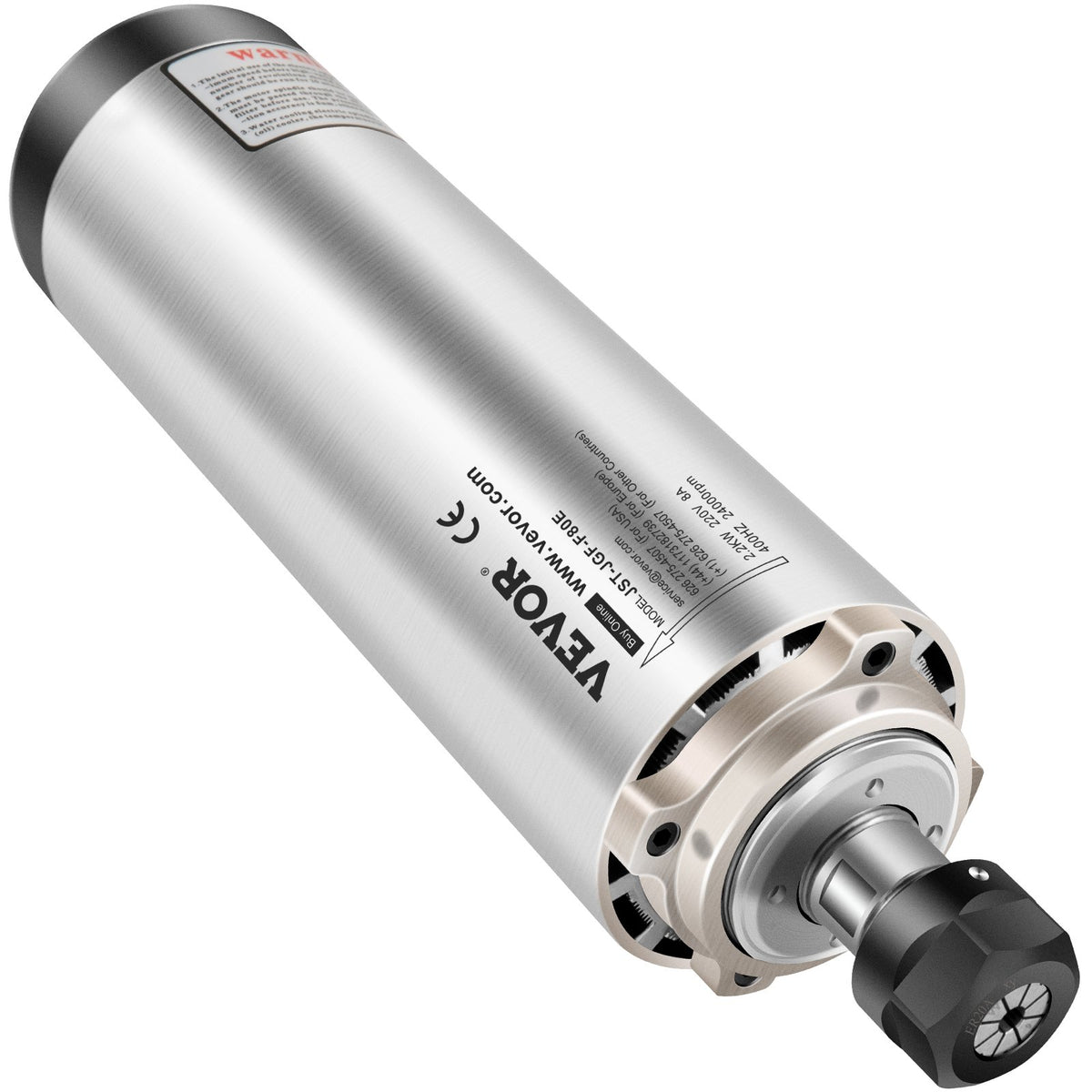 Air Cooled ER20 CNC Spindle Motor 2.2KW 24000 RPM 400Hz for Router Milling