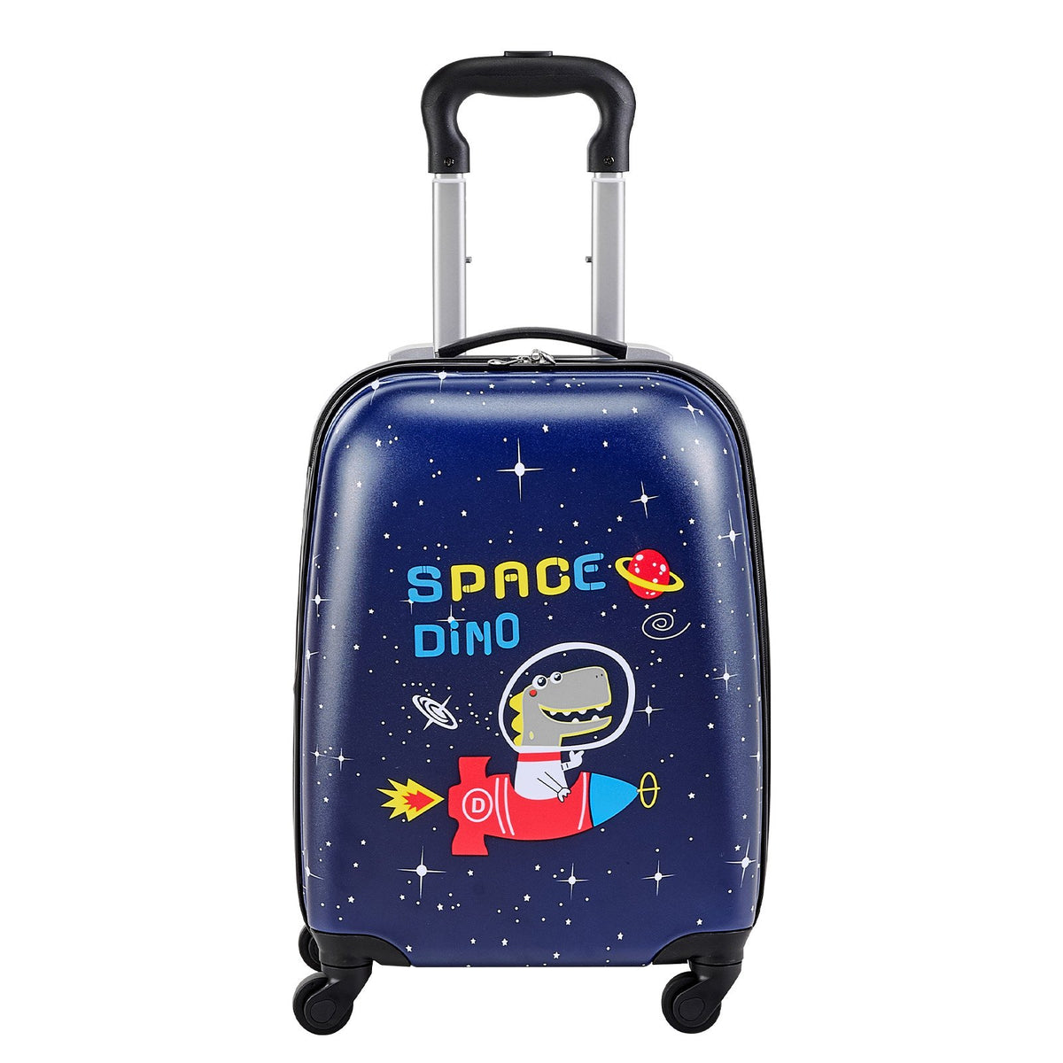 Kids Luggage Set 2-Piece, 45.7 cm Hardside Rolling Suitcase & Backpack, Dinosaur