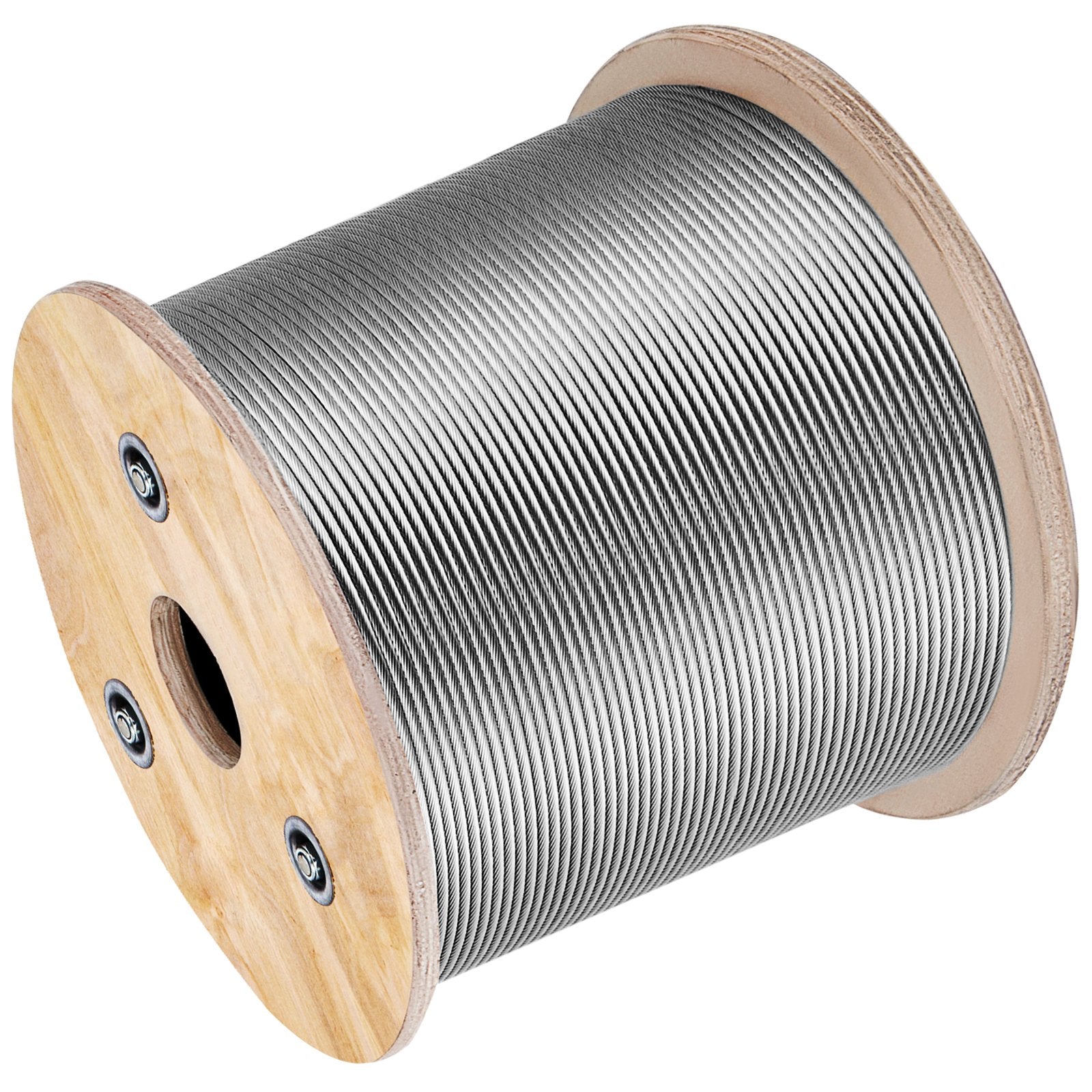 T316 Stainless Steel Cable 3.2mm 7x7 Wire Rope 152M for Railing Decking DIY