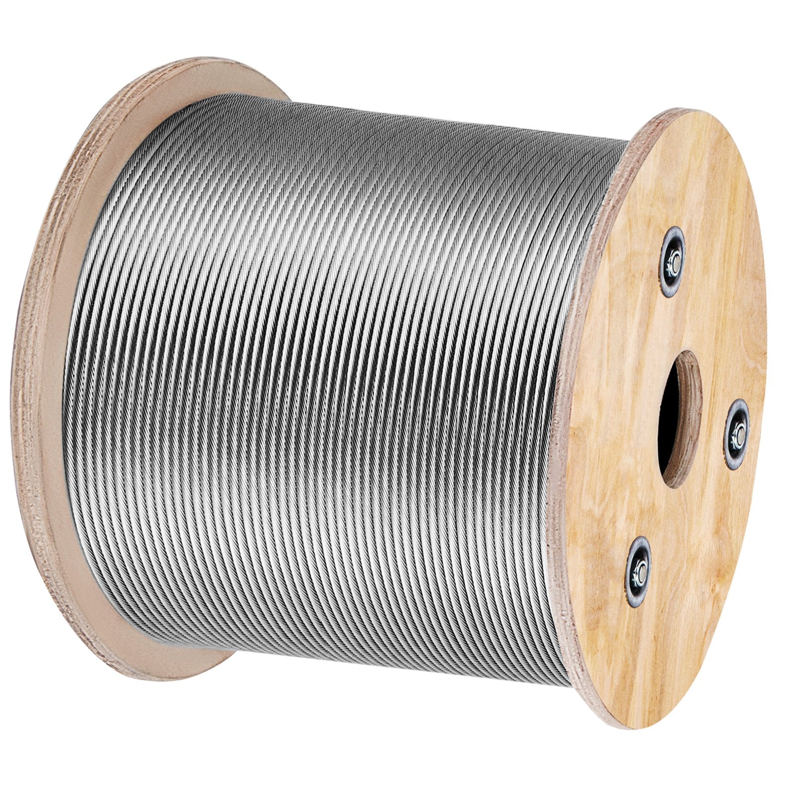 T316 Stainless Steel Cable 3.2mm 7x7 Wire Rope 152M for Railing Decking DIY