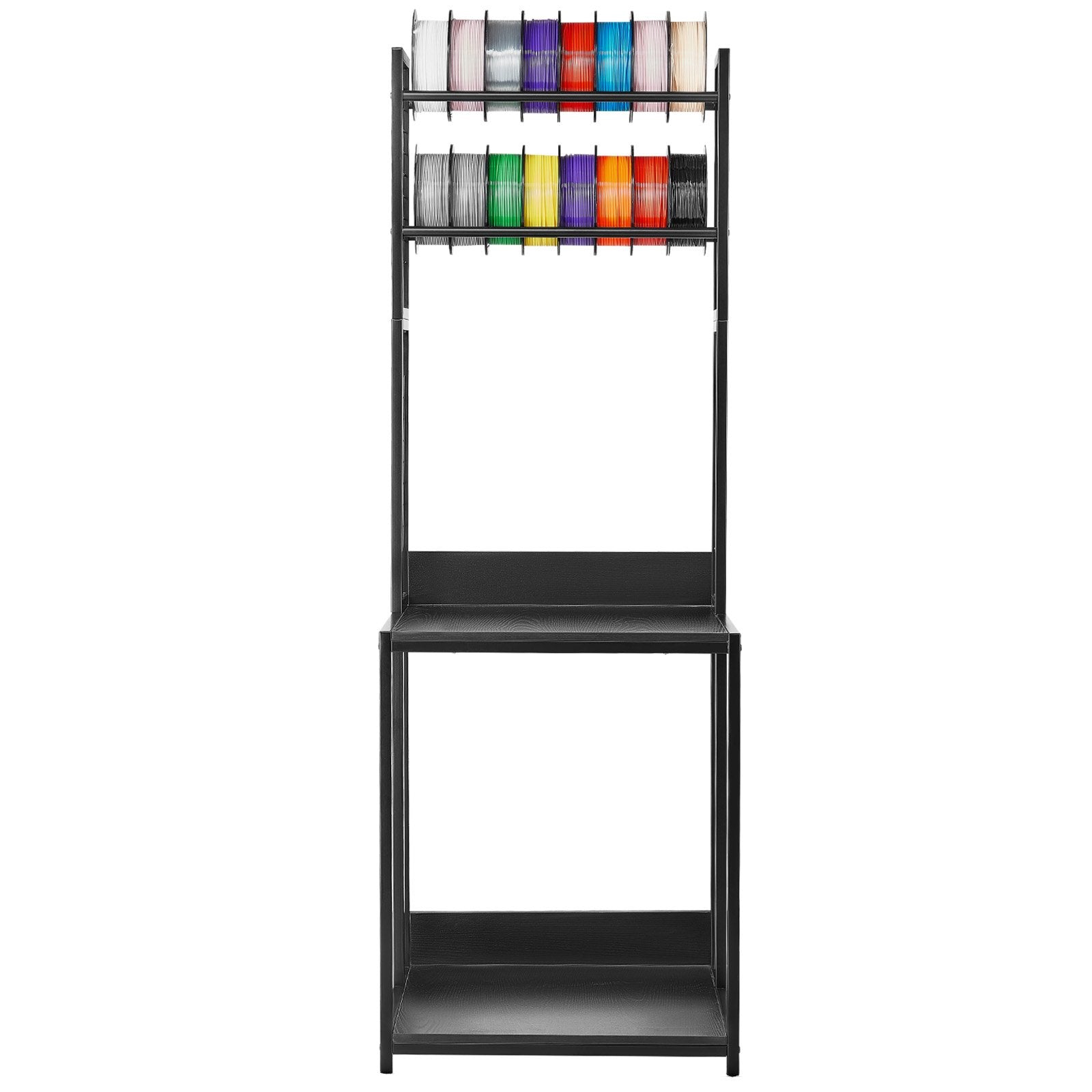 3D Printer Filament Storage Rack, 4-Tier Spool Holder Cart with Wheels