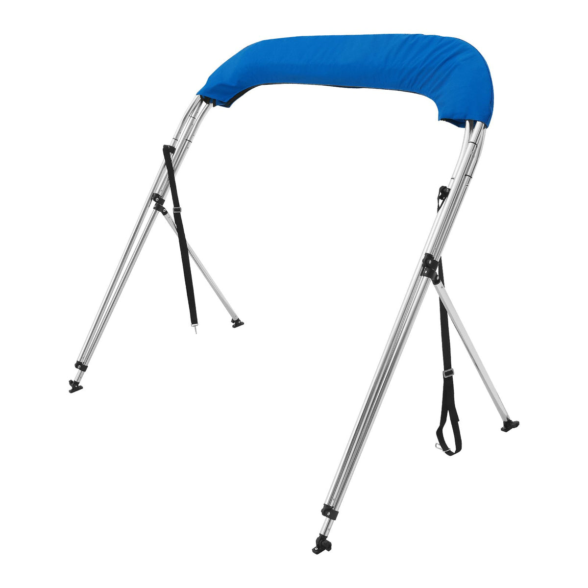 3 Bow Bimini Top Boat Cover 900D Polyester, Aluminum Frame, Waterproof Sun Shade