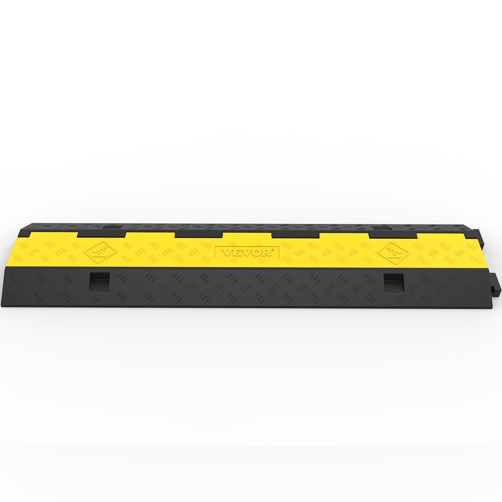 3 Pcs 2-Cable Rubber Electrical Wire Cover Ramp 11000LBS Cord Protector