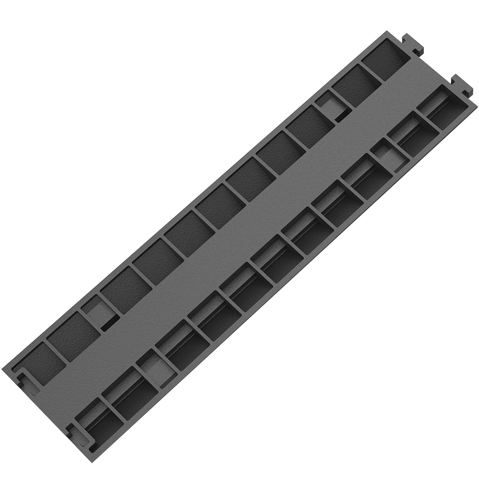 3 Pcs 2-Cable Rubber Electrical Wire Cover Ramp 11000LBS Cord Protector