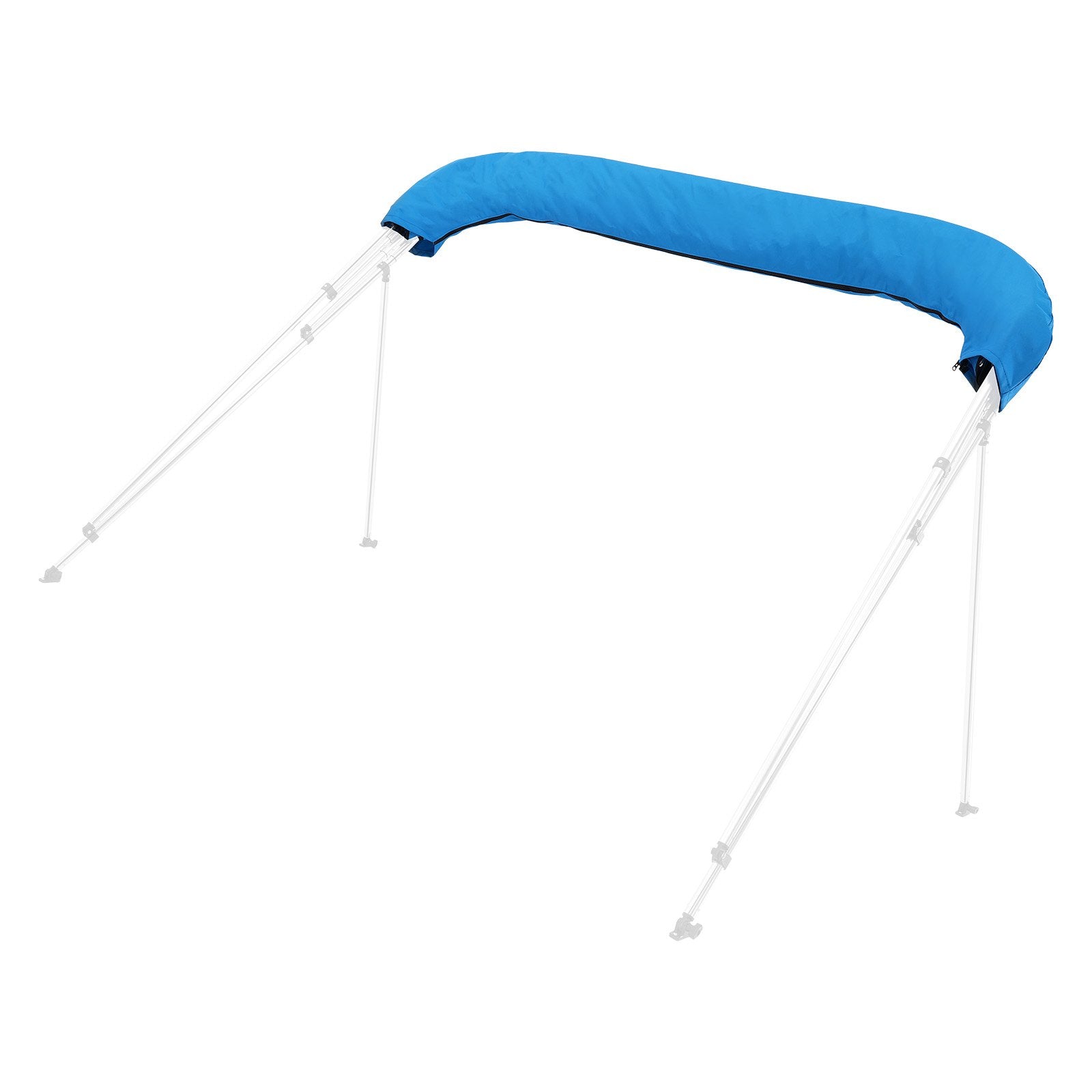 4 Bow Boat Bimini Top 600D Polyester Waterproof Sun Protection Pacific Blue