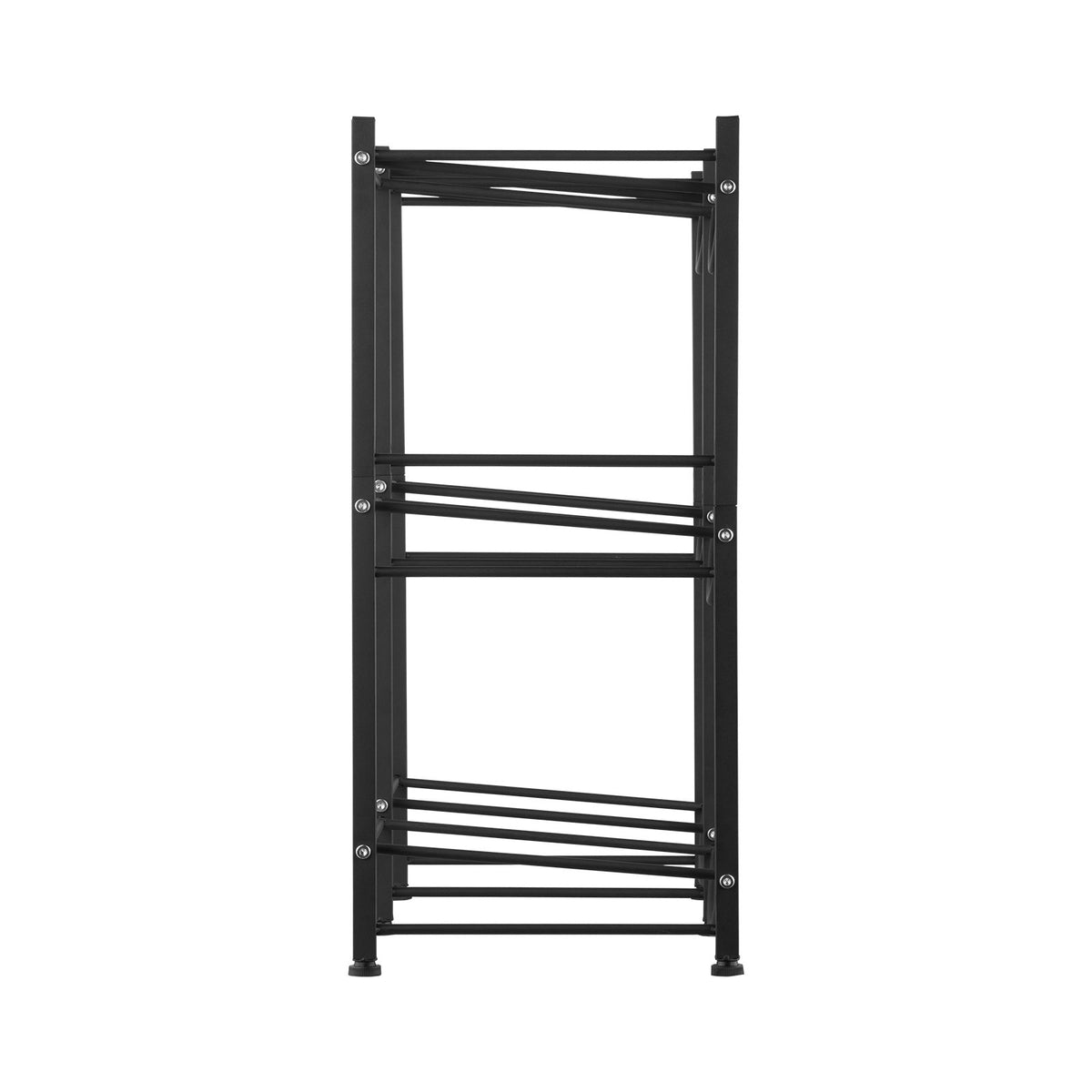 3 Tiers Water Jug Holder, Heavy Duty 5 Gallon Double Row Bottle Rack, Black