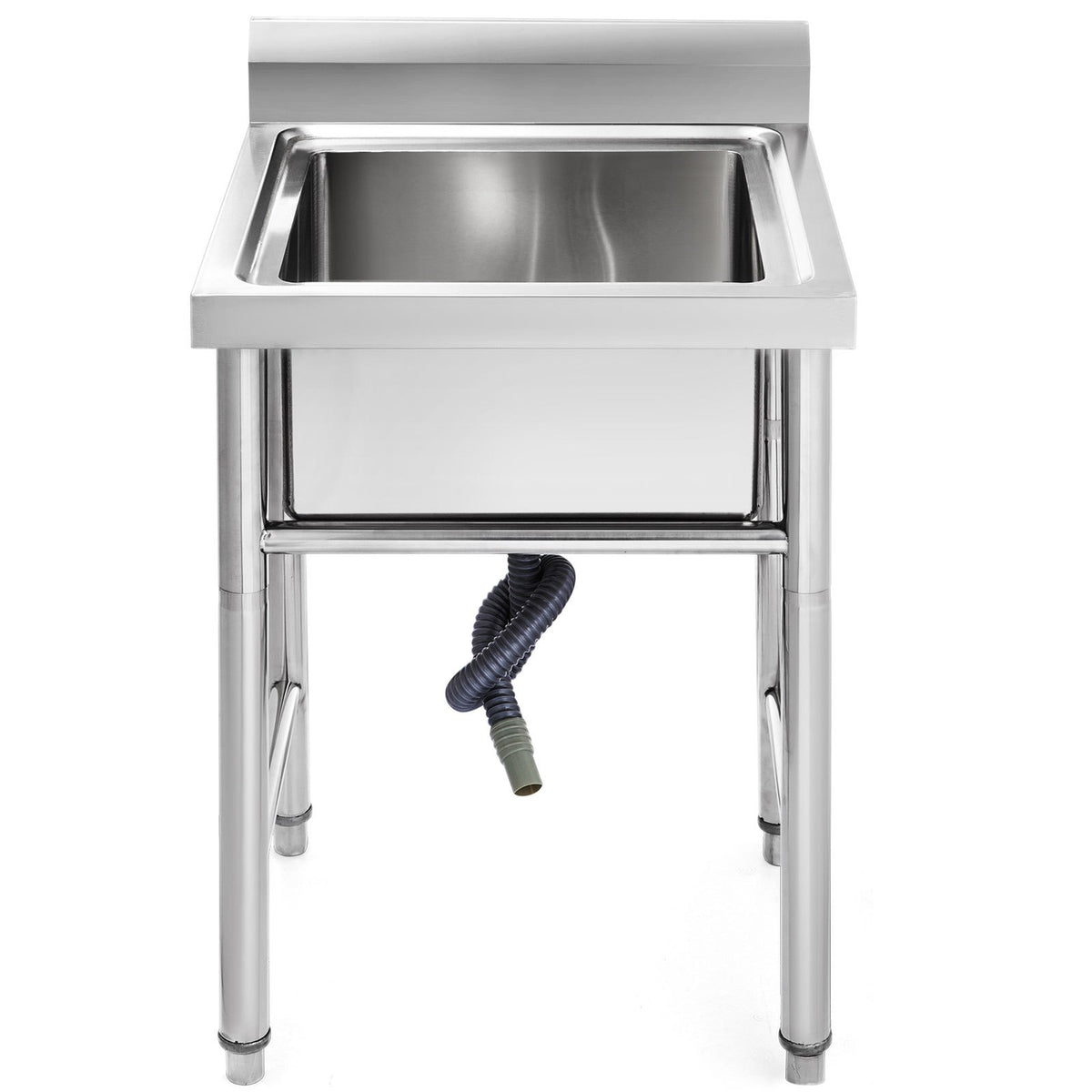 Handmade Sink Stainless Steel 1 Compartment 44.4x41.9x25.4cm, Huge Kitchen Tub