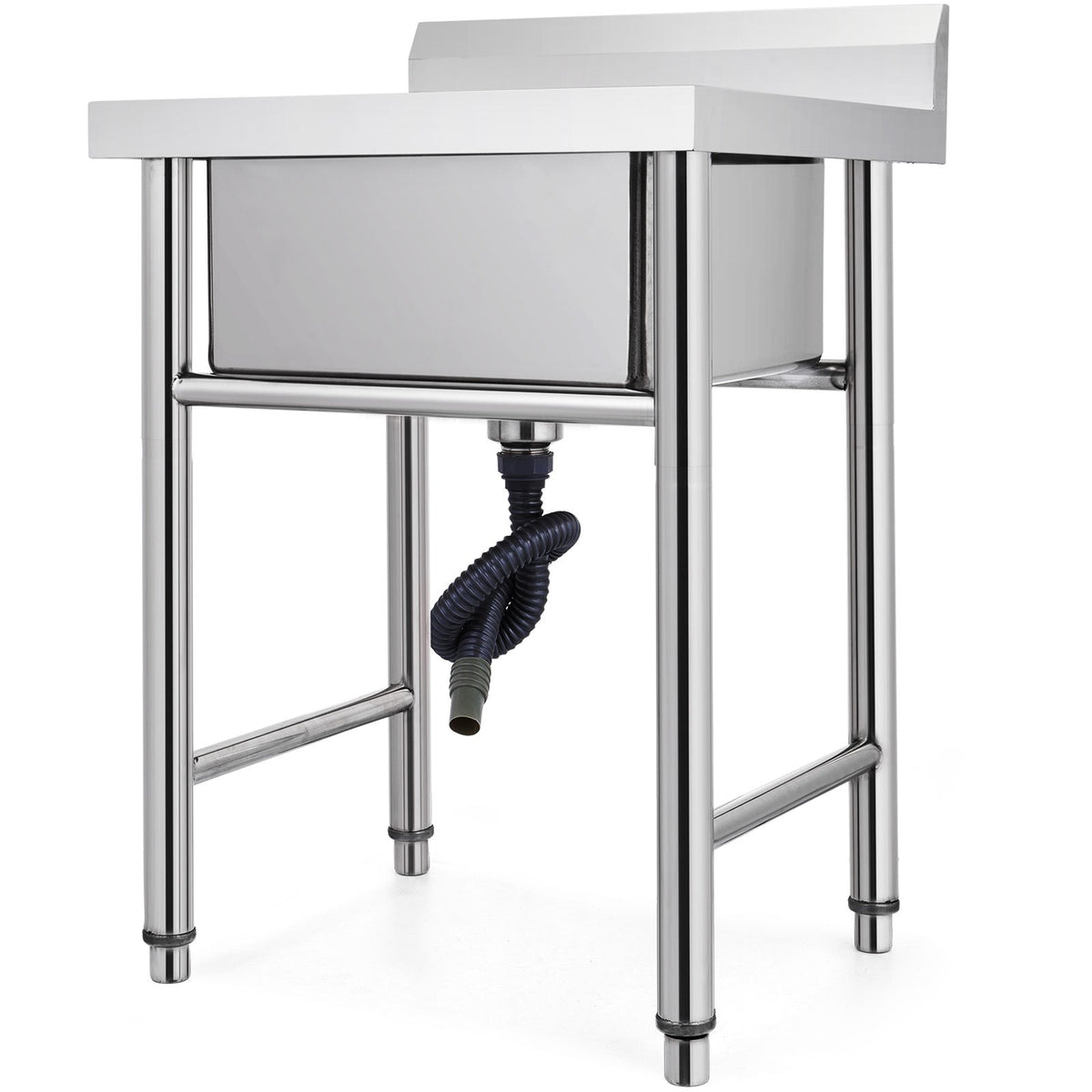 Handmade Sink Stainless Steel 1 Compartment 44.4x41.9x25.4cm, Huge Kitchen Tub
