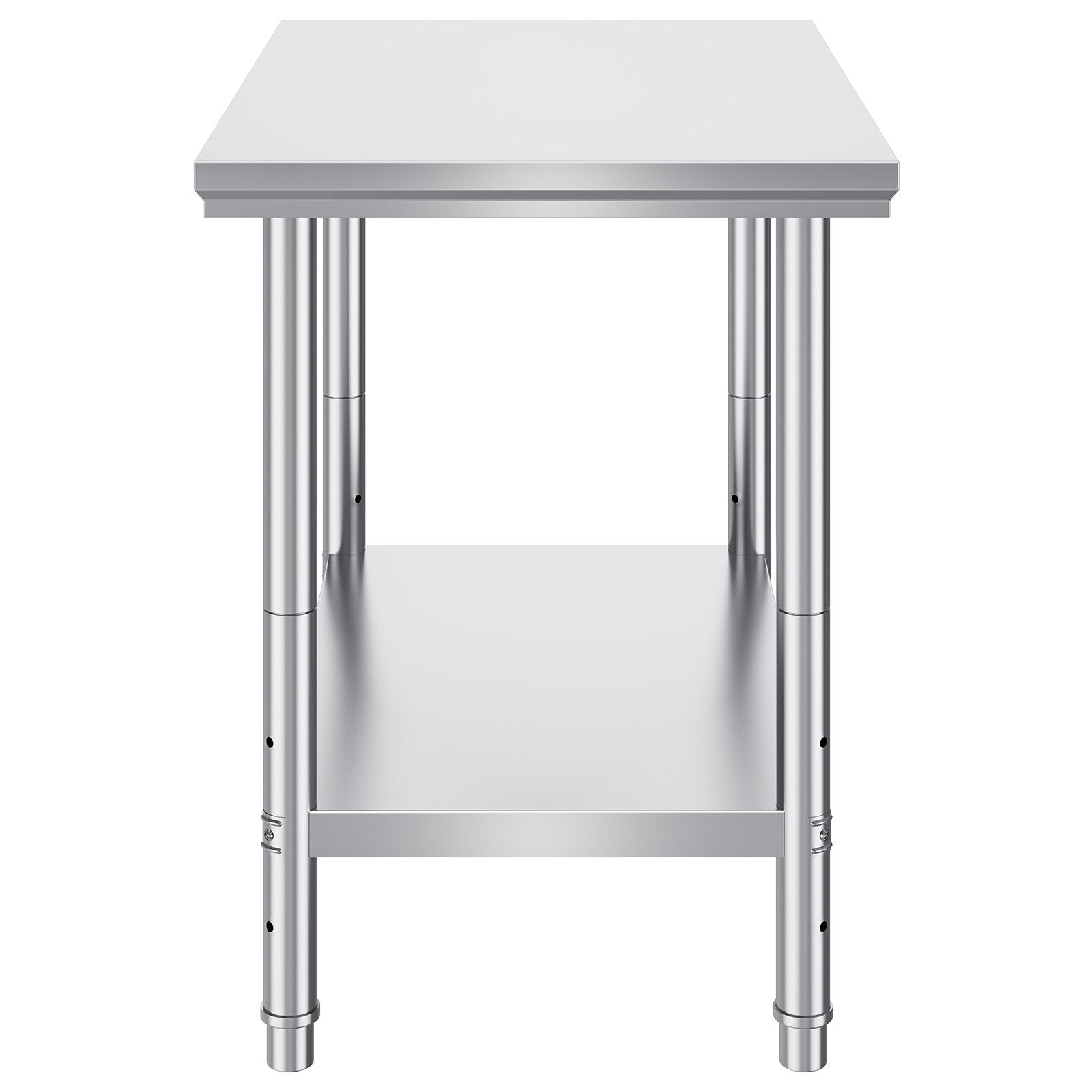 Stainless Steel Prep Table 900x600x800mm Heavy Duty Worktable 700lbs Load