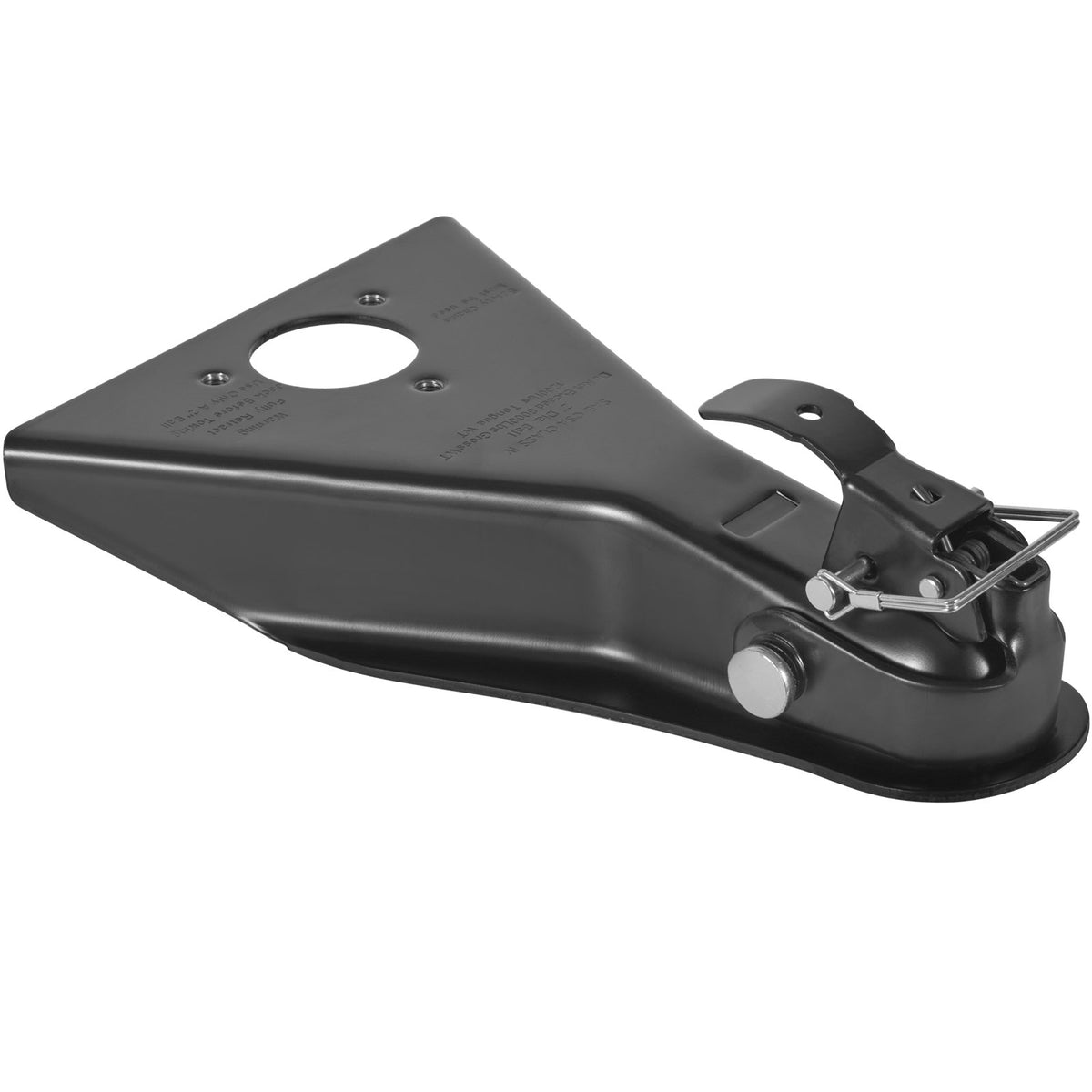 A-Frame Trailer Coupler, Heavy Duty Steel, 2-Inch Hitch, 8000 lbs Towing, Black