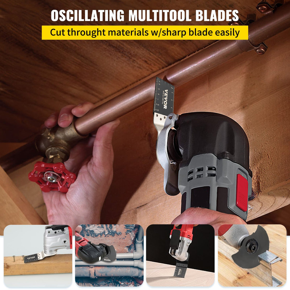 Oscillating Multi Tool Saw Blades Multi Tool Blades 50PCS for Wood Metal