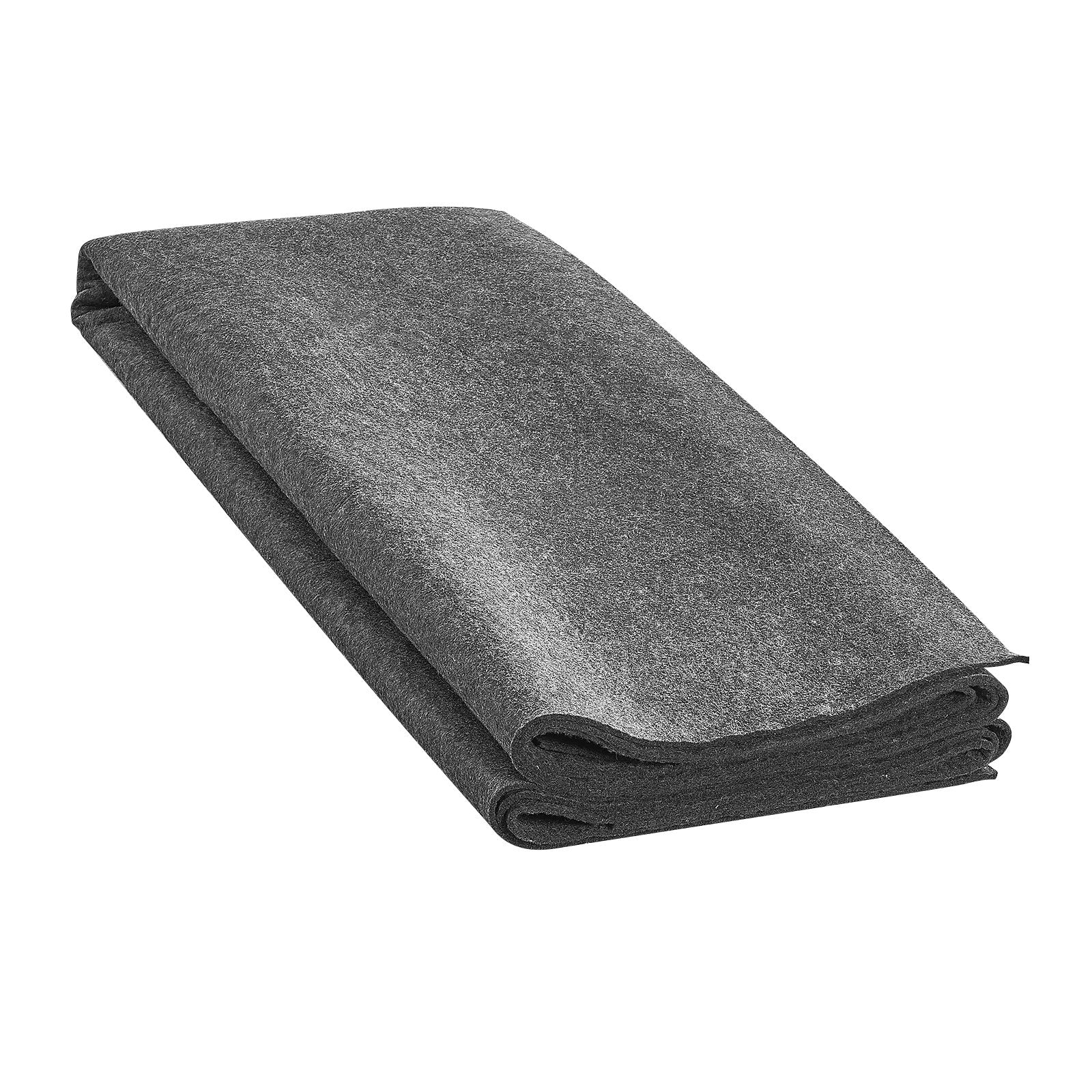 Rug Pad 9x12' 1/4" Thick Polyester Felt Carpet Cushion Gray Premium Comfort