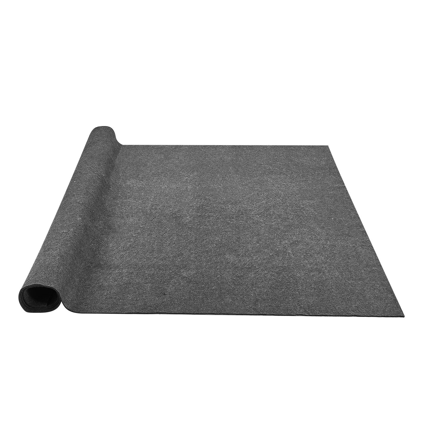 Rug Pad 9x12' 1/4" Thick Polyester Felt Carpet Cushion Gray Premium Comfort