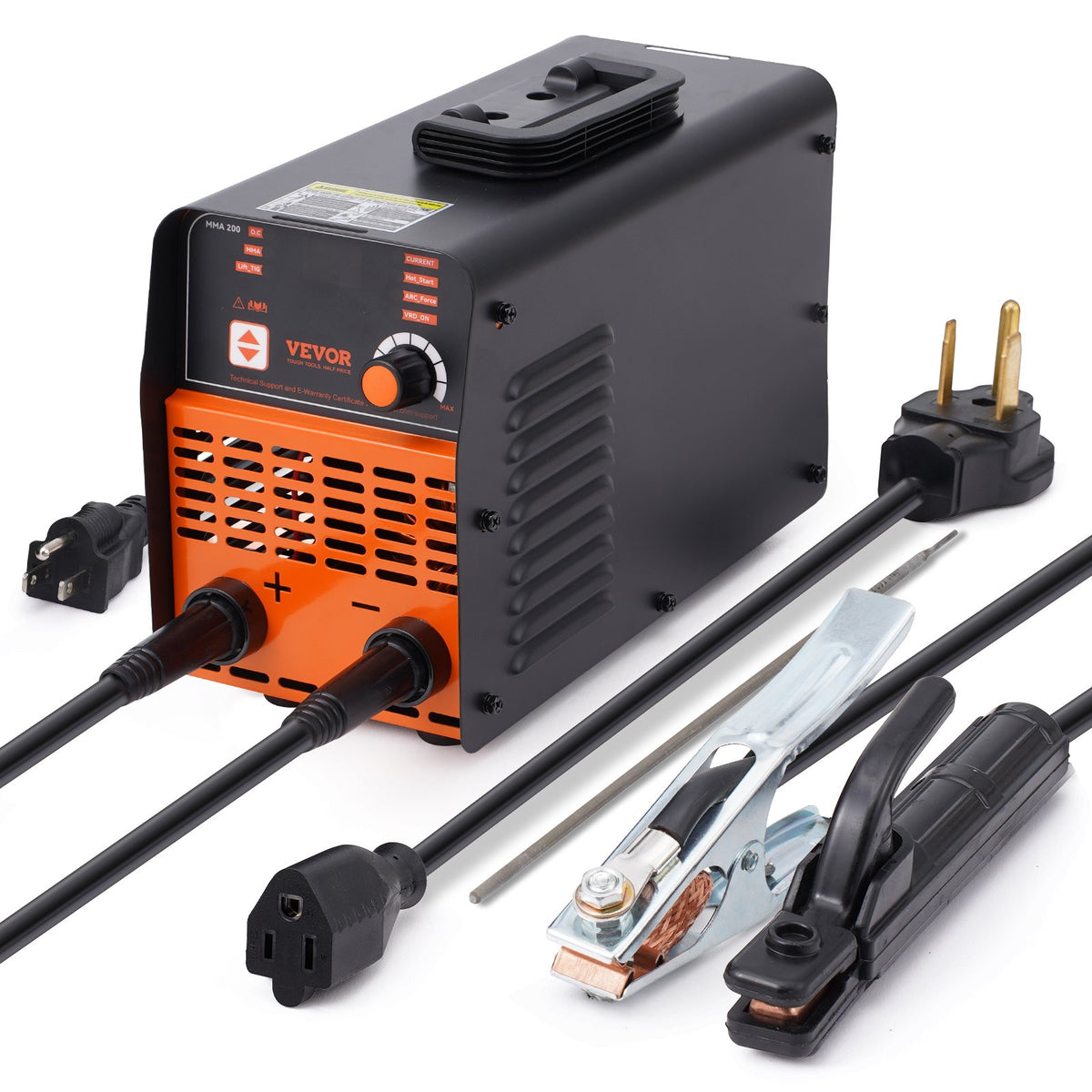 Stick Welder 220V 200A ARC/Lift TIG 2-in-1 Portable Welding Machine LED Display