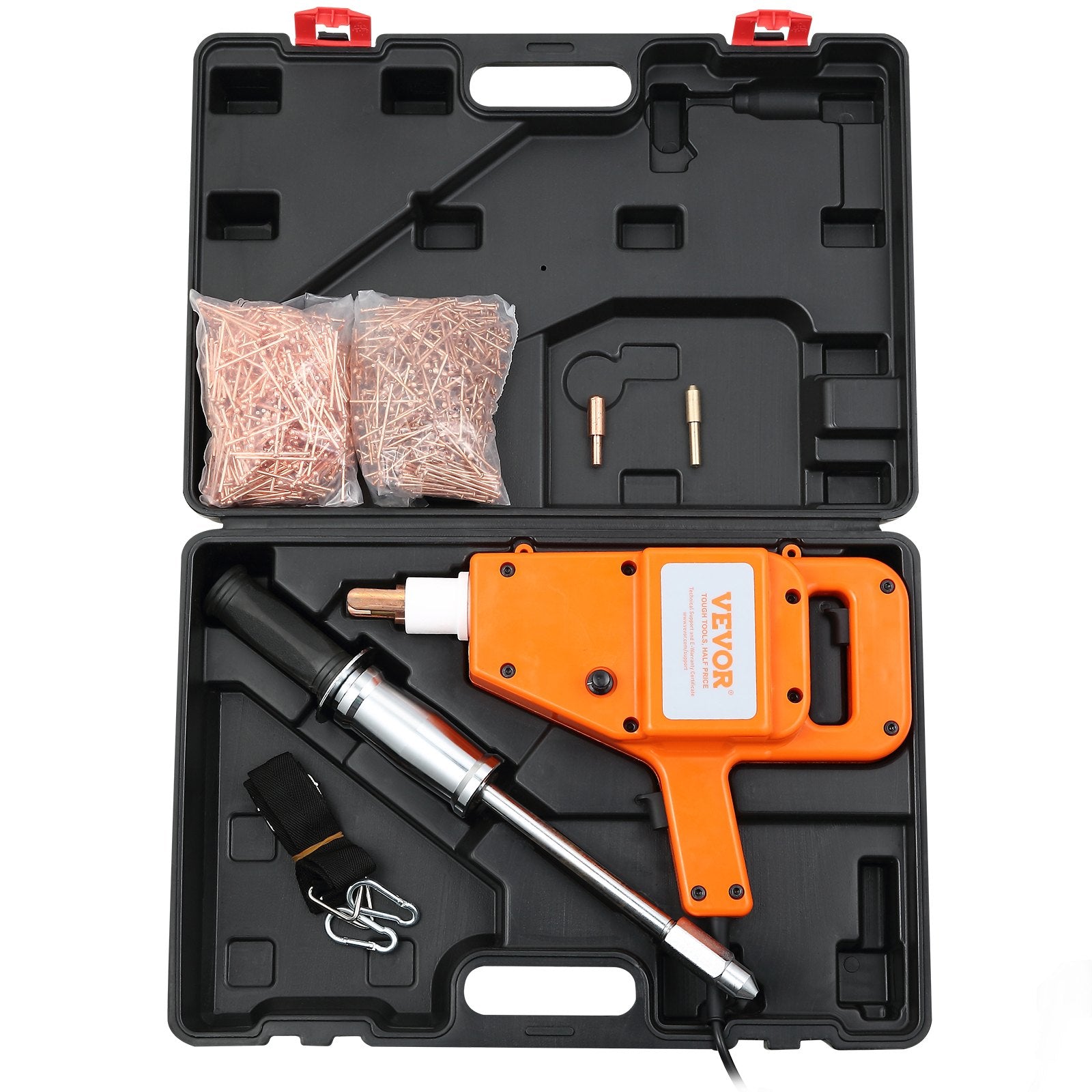 Stud Welder Kit 1600A 800VA 220V Dent Repair Spot Welder with Accessories