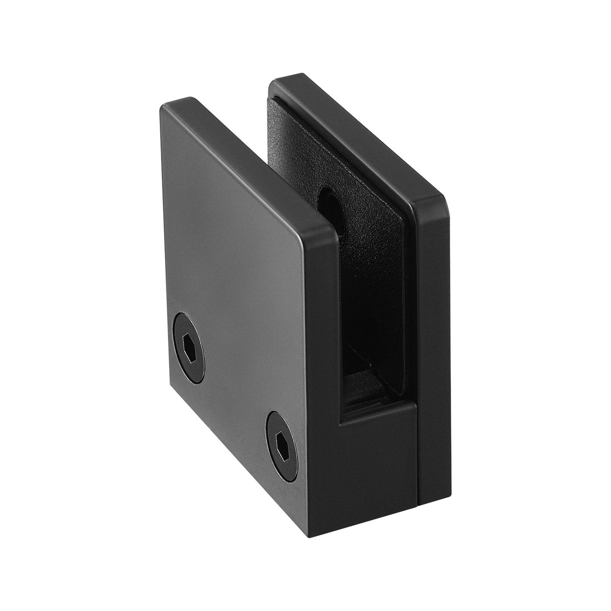 Glass Clamp 40PCS Square 304 Stainless Steel for 0.31"-0.47" Glass Black