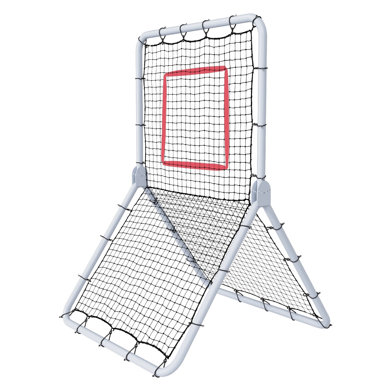 Baseball & Softball Rebounder Net 3.5x6ft PitchBack Trainer 5 Adjustable Angles