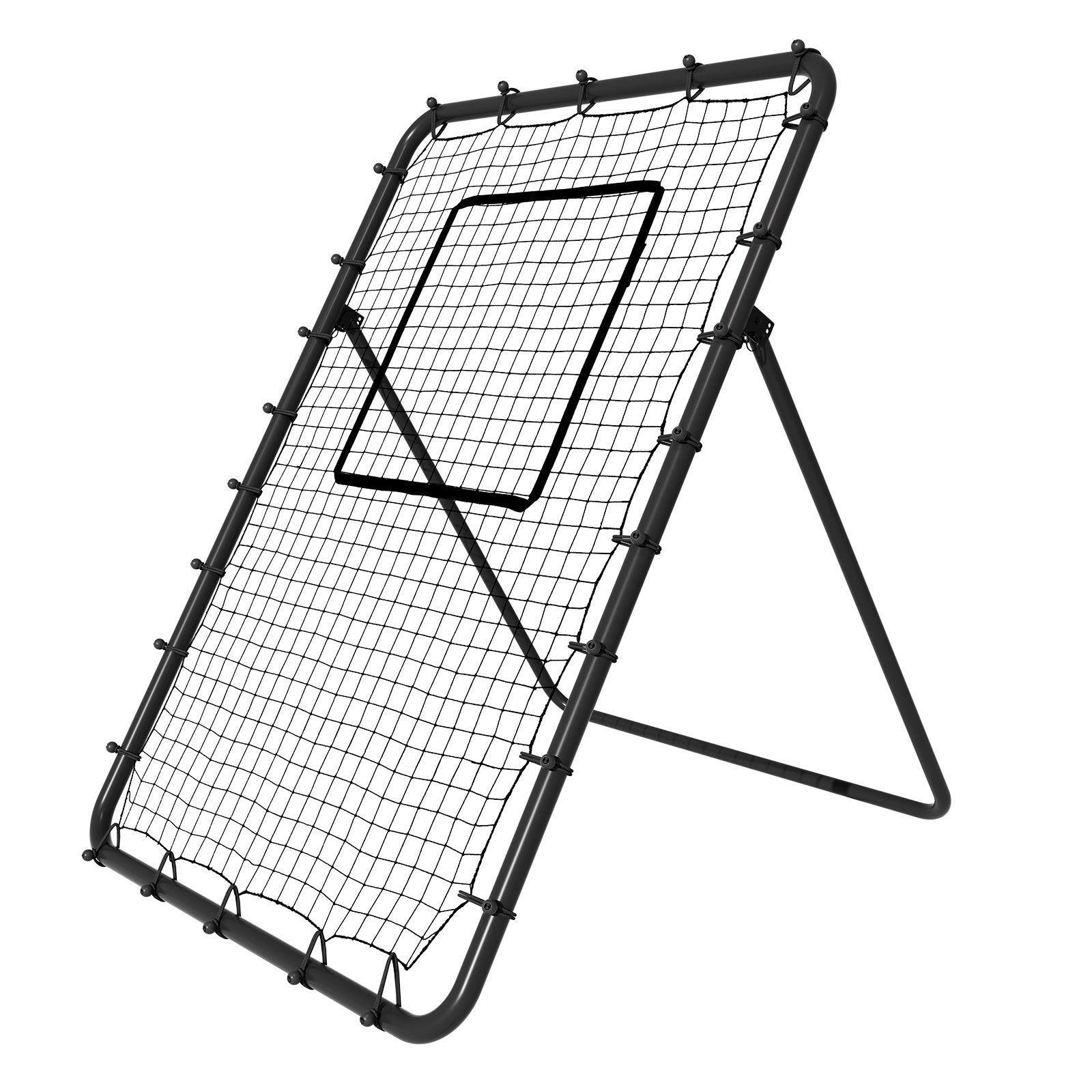 Baseball & Softball Rebounder Net 4x6ft PitchBack Trainer with Adjustable Target