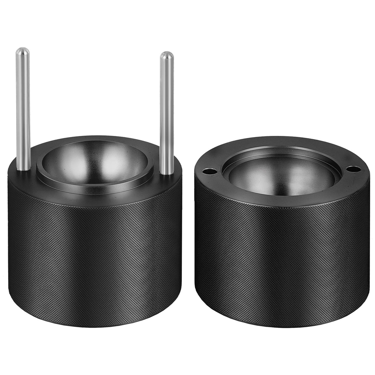 Ice Ball Press, 6cm Aircraft Al Alloy Ice Sphere Maker with Tong and Drip Tray