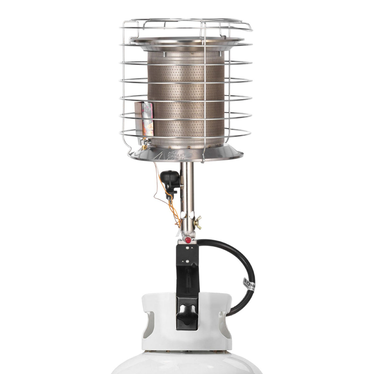 Propane Tank Top Heater 42000 BTU 360-Degree Infrared Radiant Gas Heater