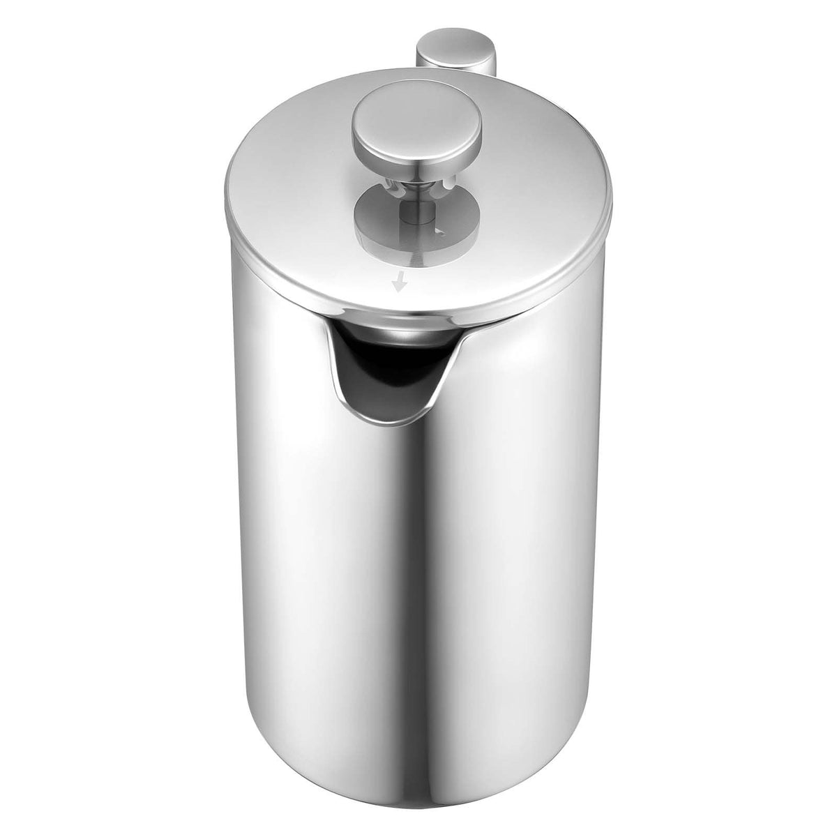 French Press Coffee Maker 1L, Stainless Steel Tea Press, Double Wall Insulated