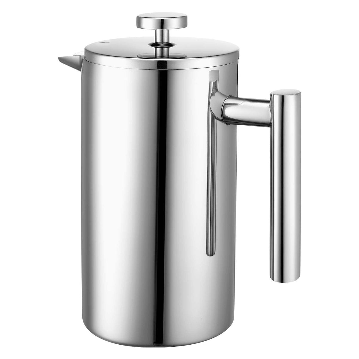French Press Coffee Maker 1L, Stainless Steel Tea Press, Double Wall Insulated