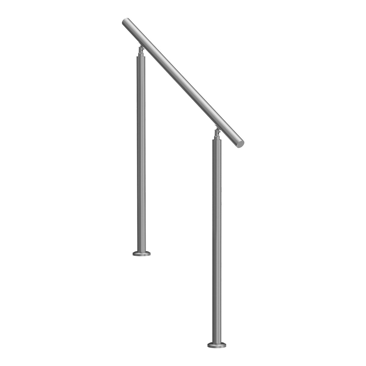 Handrails Outdoor Steps 39.4in Stainless Steel Stair Rail Kit Seniors Deck