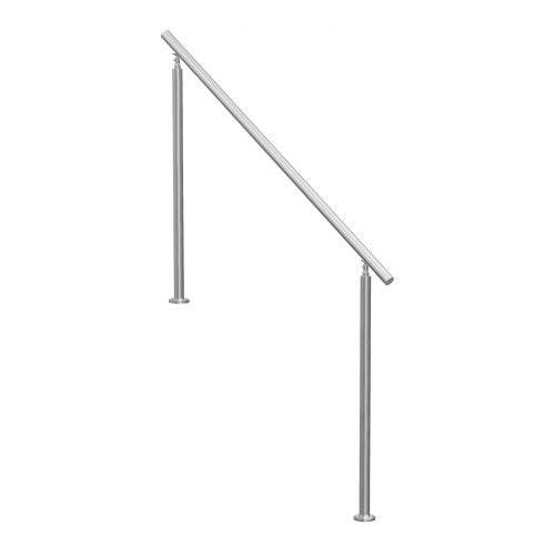 VEVOR 59 inch Outdoor Stair Handrails Stainless Steel Porch Deck Rail Kit