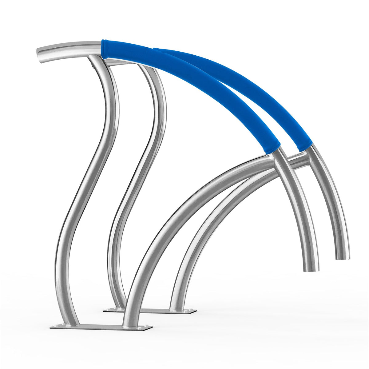 Pool Handrail 2PCS 30x30in Stainless Steel Railing Rust-Proof Grab Bar