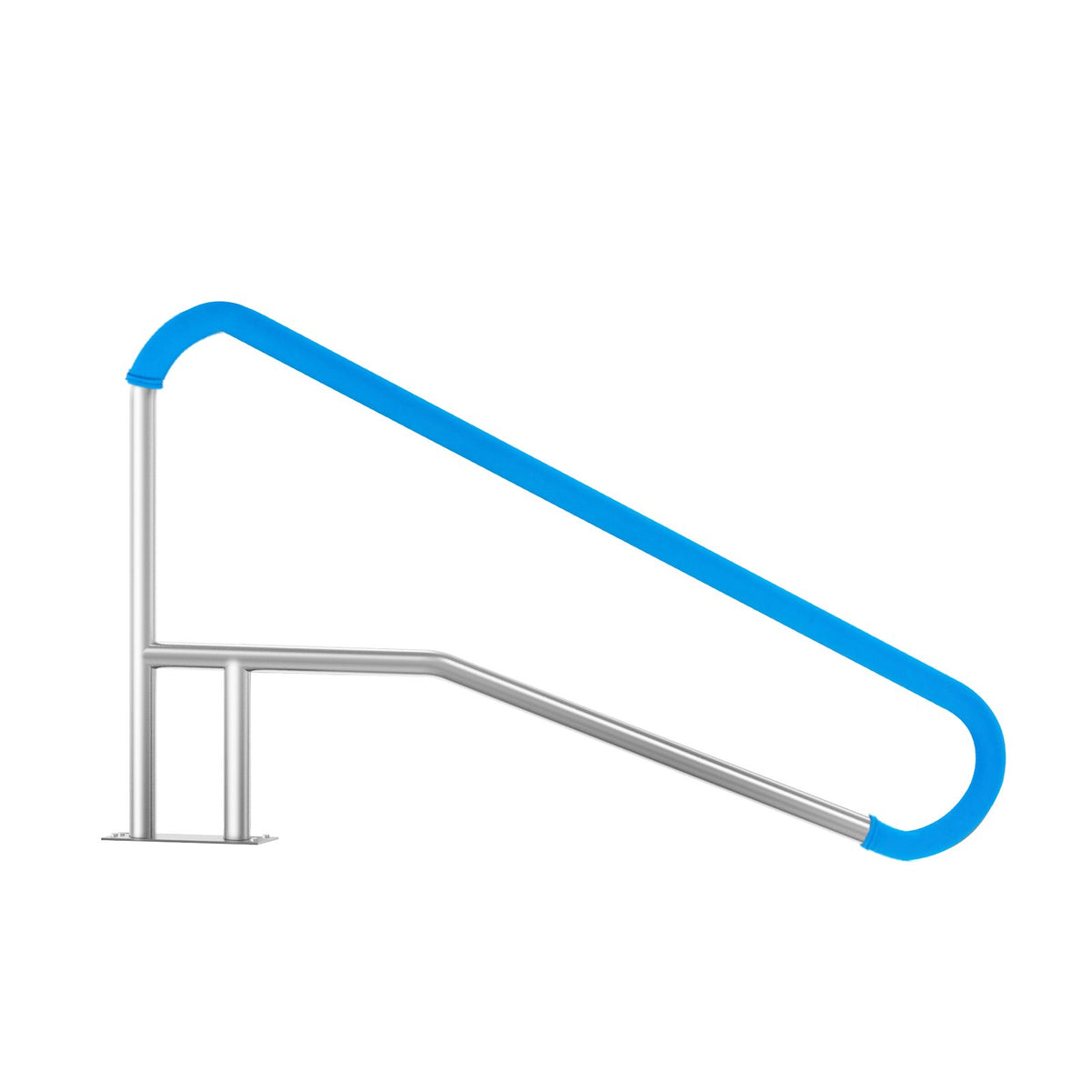 Pool Handrail 54x36in Stainless Steel Railing Rust-Proof Safety Grab Bar Cover