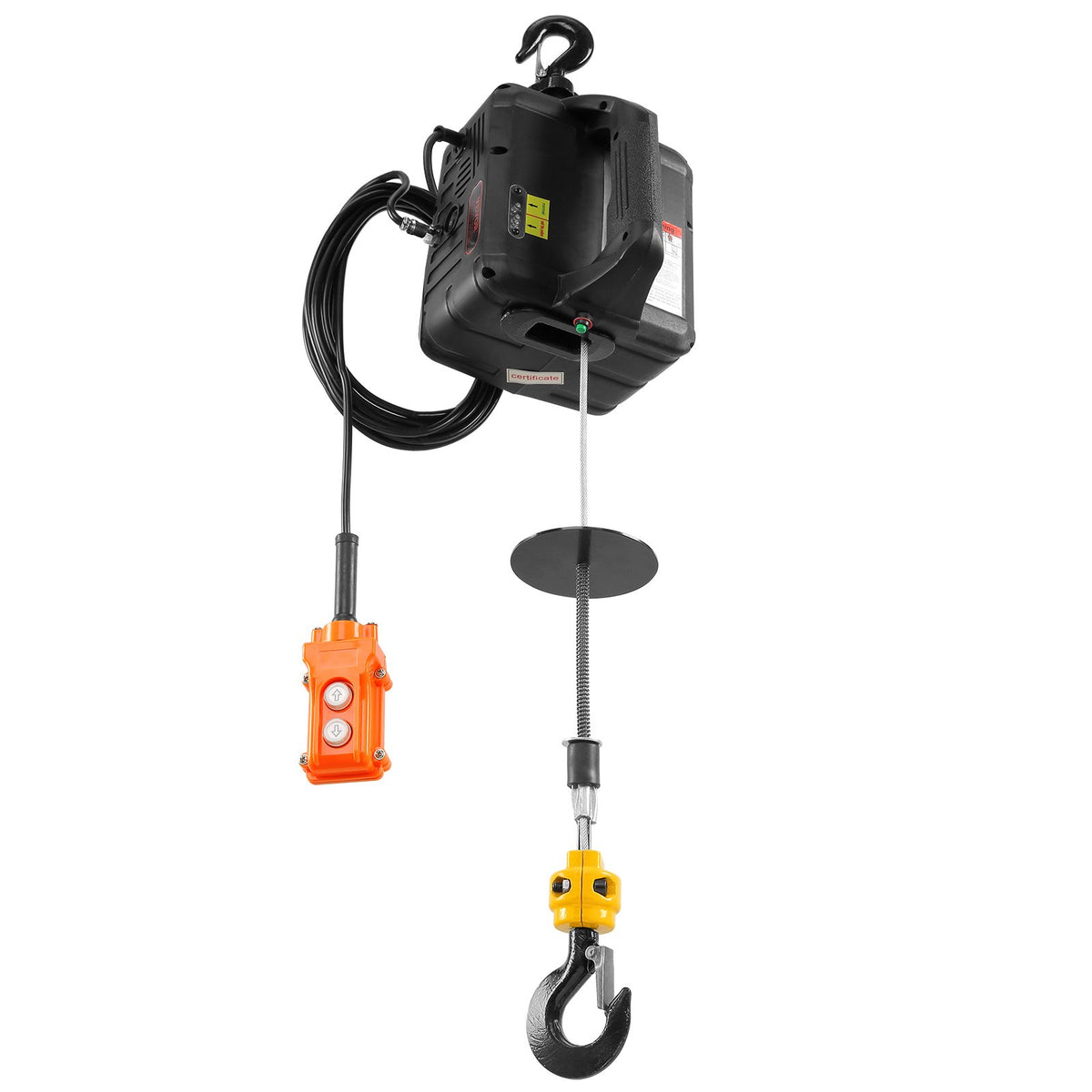 3-in-1 Electric Hoist Winch 500kg 1500W Portable Power Crane