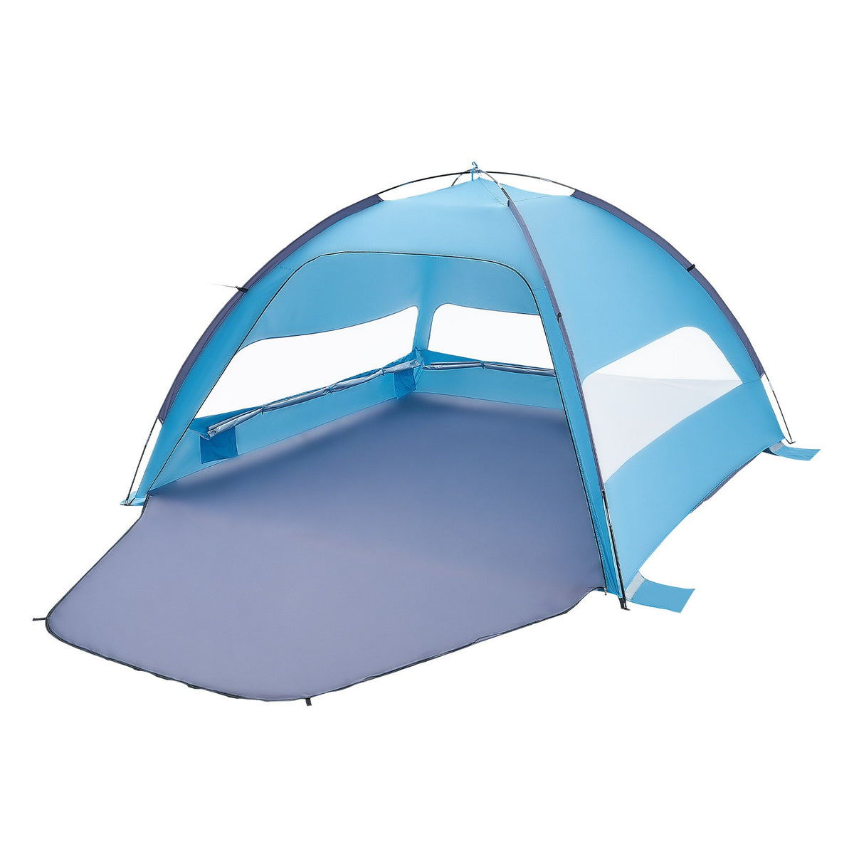 Portable Beach Tent Sun Shelter UPF 50+ Canopy with Carry Bag and Sand Pockets